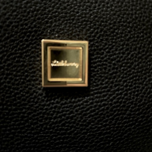 HOLB Destiny Black Handbag with Gold Accent - Picture 4 of 10